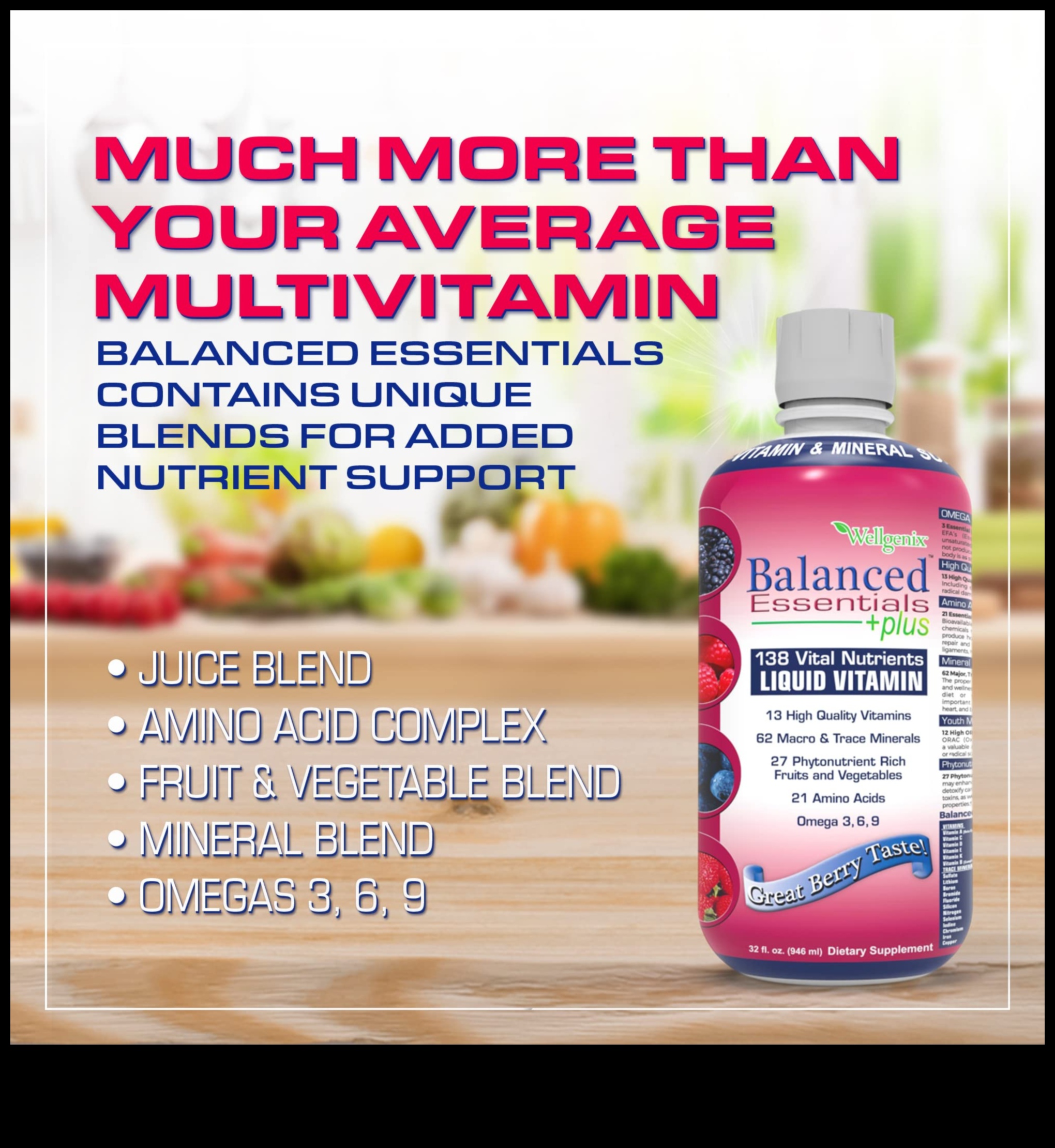 Vitamiinieliksiir: tervislikuma elustiili loomine oluliste toitainete abil