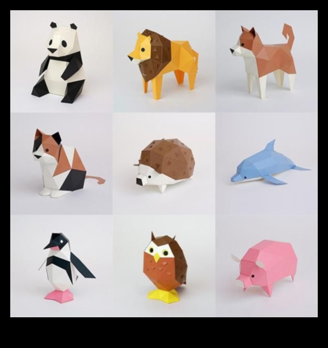 Papercrafti origamiloomade kapriis: veetlevate olendite meisterdamine