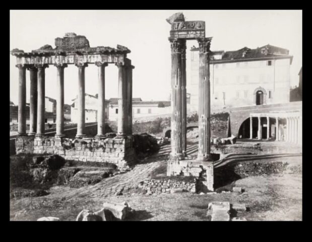 Saturni tempel Rooma arhitektuuri surematu magusus